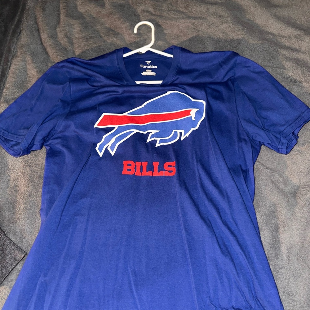 Fanatics Royal Blue buffalo bills T-Shirt with Logo size large